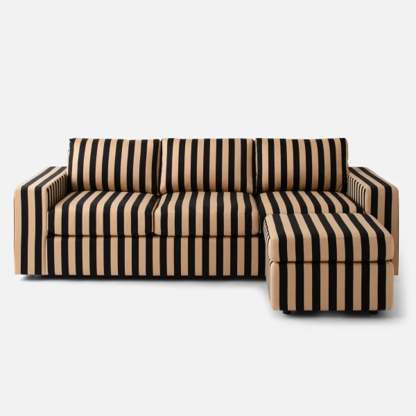 Schoolhouse x Clare V.® Marc Striped Sofa